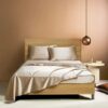 Four-piece Set Of Silk Bedding Sheets And Fitted Sheets - Image 5