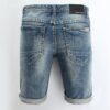 Cotton denim shorts male hole pants men's Jeans - Image 3