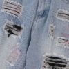 American Street Retro Tattered Jeans Washed Jeans - Image 5