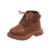 Children's Boots Martin Boys Leather Low-Cotton Cotton Girls Baby - Image 7