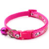 Cartoon Printed Cat Collar With Bell - Image 5