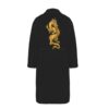 Golden Dragon Black Bathrobe For Men - Image 4