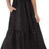 Pullover Square Collar Long Sleeve Ruffled High Waist Tight Dress - Image 4