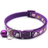 Cartoon Printed Cat Collar With Bell - Image 2
