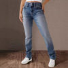 Spring And Summer New Women's Stretch Washed High Waist Jeans Casual Jeans - Image 2
