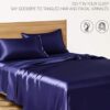 Four-piece Set Of Silk Bedding Sheets And Fitted Sheets - Image 4