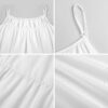Modern Purple Suspender Sleeveless Dress - Image 5