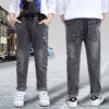 Boys Jeans Autumn And Winter New One-piece Velvet - Image 8