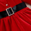 Autumn Baby Red Christmas Dress Hat - Image 2