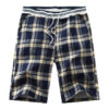 Summer Plaid Men's Casual Shorts - Image 8