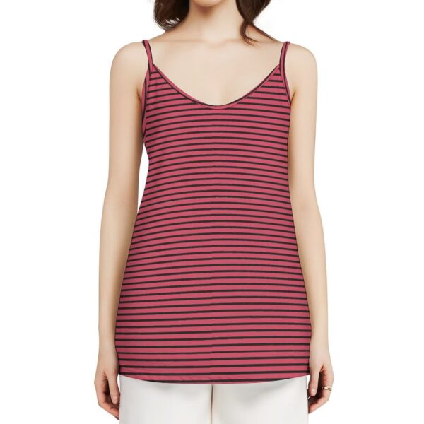 Classic Black And Red Vintage Tank Top