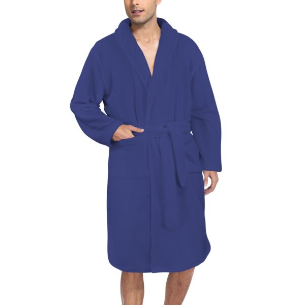 Blue Dragon Blue Bathrobe Men