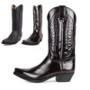 European And American Men's And Women's Embroidered Pointed High Heel Western Cowboy Boot - Image 7