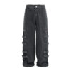 Punk Old Wash Cargo Jeans - Image 9