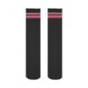 Black Socks With Red Stripes For Men - Image 4