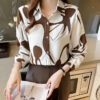 Long Sleeve Shirt Women's Printed Temperament - Image 5