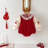 Newborn Fleece-lined Warm Baby Jumpsuit Winter Clothes - Image 2