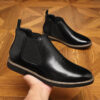 Autumn And Winter Plus Size Chelsea Boots Double Elastic - Image 3
