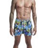 Men's Printed Three-Point Beach Shorts - Image 3