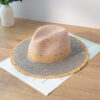 Women's Retro Color Matching Raw Edge Sun Protection Straw Hat - Image 6