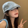 Washed Denim Advance Hats Women's Spring And Summer - Image 6