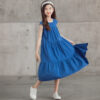 Summer Washed Cotton Sleeveless Vest Skirt - Image 5