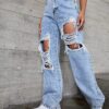 Women's Fashion Ripped Jeans - Image 7