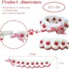 Adorable Strawberry Pattern Cat Collar With Breakaway Buckle And Cute Bow Tie For Kitten And Some Puppies - Image 3