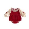 Newborn Fleece-lined Warm Baby Jumpsuit Winter Clothes - Image 4