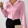 Women's Satin Silk-like Long-sleeved Shirt - Image 2
