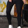 Man Pants Retro Washing Zipper Sretch Jeans Casual Slim Fit - Image 3