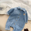 Spring And Autumn Denim Jumpsuit Infant Spring - Image 4