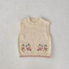 Autumn Children's Cute Embroidered Round Neck Pullover Vest - Image 4