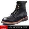 Spring And Autumn Retro Antique Thickened Martin Boots - Image 8