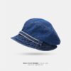 Jean Fisherman Hat Women's Short Brim Beret Bucket Hat - Image 3