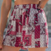 Bohemian Beach Resort Print Shorts Women's - Image 4