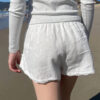 Women's Casual Breasted Lace Casual Shorts - Image 6