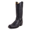 Handmade Wooden Heel Sole Denim Height Increasing 45cm Knight Men's Boots - Image 5