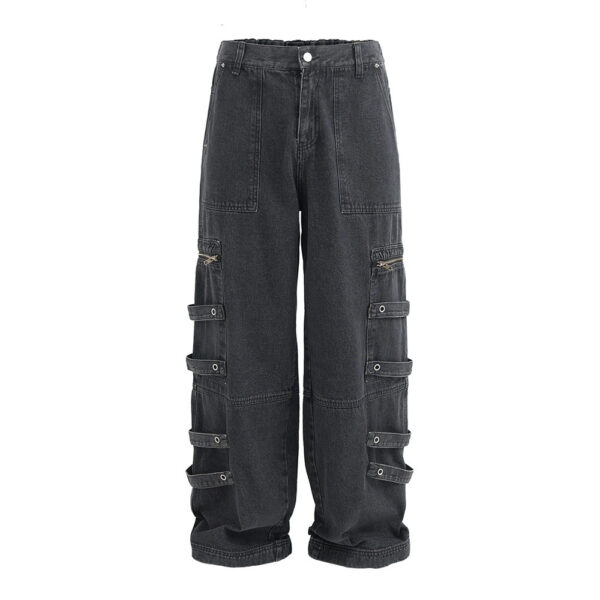 Punk Old Wash Cargo Jeans