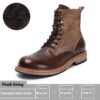 Spring And Autumn Retro Antique Thickened Martin Boots - Image 9