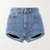 High-waisted Skinny Mini Denim Shorts - Image 5