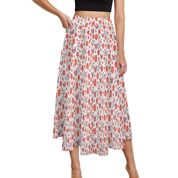 Design All Over Print Pleated Skirt