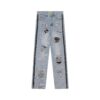 American Street Retro Tattered Jeans Washed Jeans - Image 9