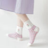 Socks Women's Tube Socks Spring And Summer Lace Floral Stockings - Image 2