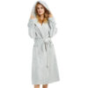 Women's Minimalist Plus-size Extended Bathrobe With Long - Image 2