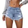 Women's Stretch Worn Washed Jeans - Image 2