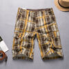 Men's Casual Plaid Beach Shorts - Image 8