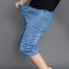 Men's Loose High Stretch Denim Shorts - Image 2