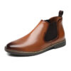 Autumn And Winter Plus Size Chelsea Boots Double Elastic - Image 2