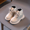 Children's Boots Martin Boys Leather Low-Cotton Cotton Girls Baby - Image 4
